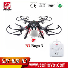 Vente chaude MJX Bugs 3 Rouge / Noir couleur Avec Moteur Brushless Indépendant ESC Drone Long temps de vol Peut soutenir Wifi caméra SJY-B3